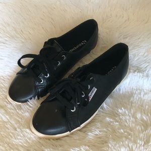 Superga black and white sneakers